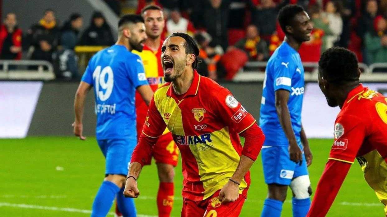 Göztepe'nin en skoreri Yalçın Kayan