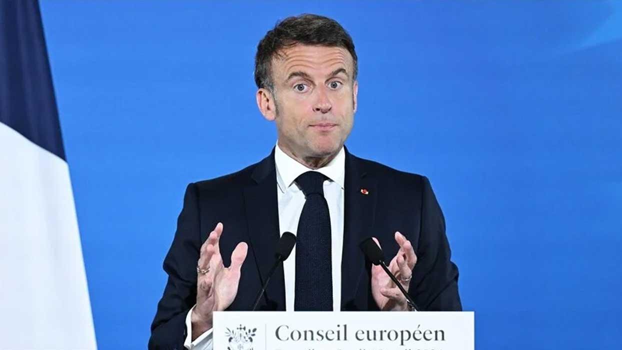 Macron'a göre, dünyadaki silahlanma karşısında Avrupa "çok yavaş" ve "yeterince iddialı değil"