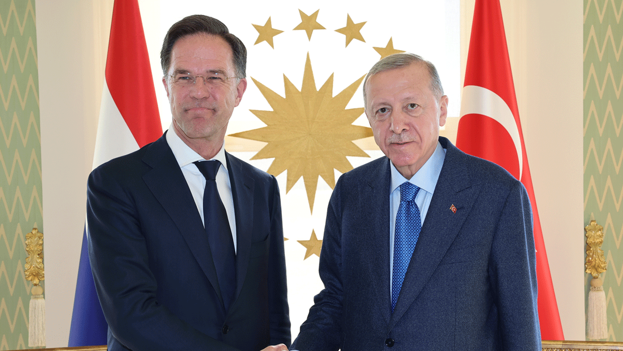 Başkan Erdoğan, Hollanda Başbakanı Rutte'yi kabul etti 
