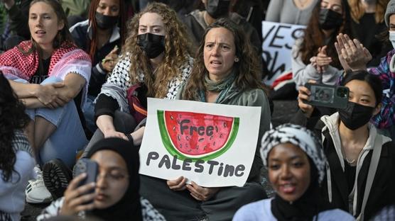 ABD üniversitelerinde Filistin'e destek dalga dalga büyüyor!