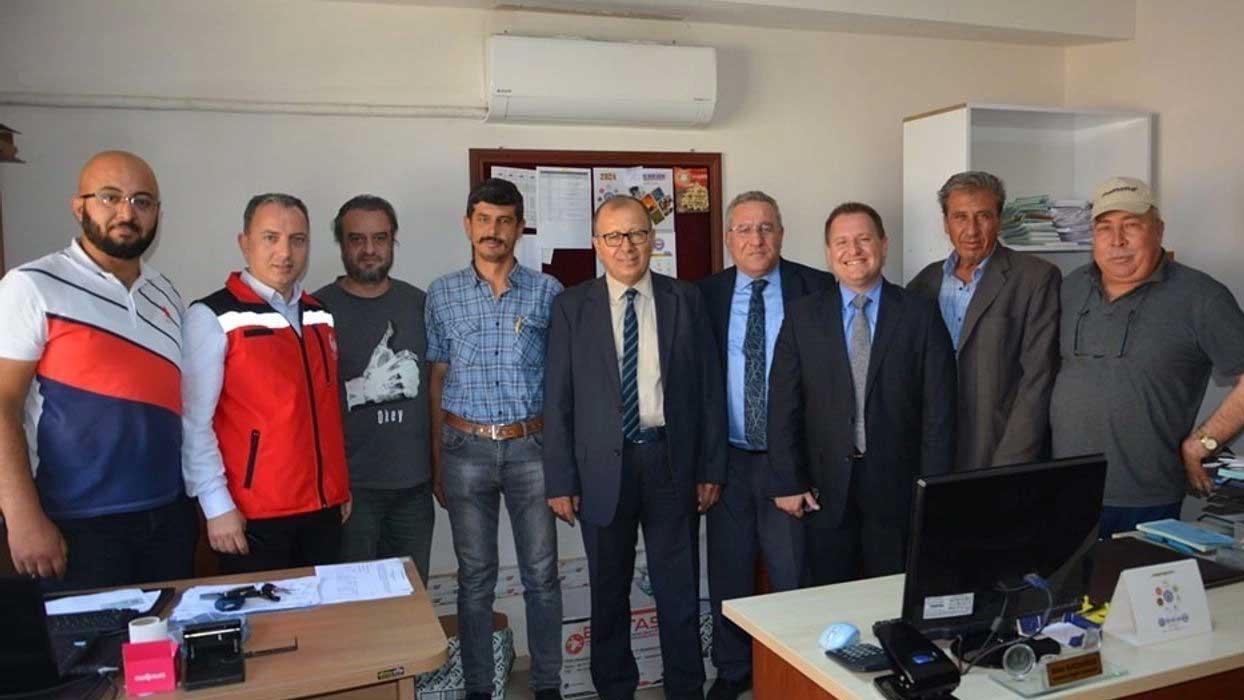 Aydın Tarım ve Orman İl Müdürü Altıntaş, Bozdoğan'daki çalışmaları yerinde inceledi