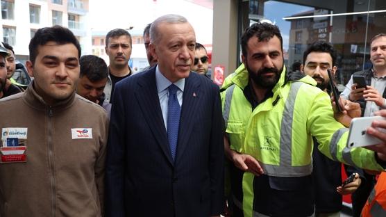 Cumhurbaşkanı Erdoğan'dan sürpriz ziyaret 