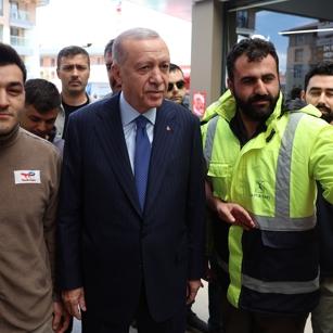 Cumhurbaşkanı Erdoğan'dan sürpriz ziyaret 