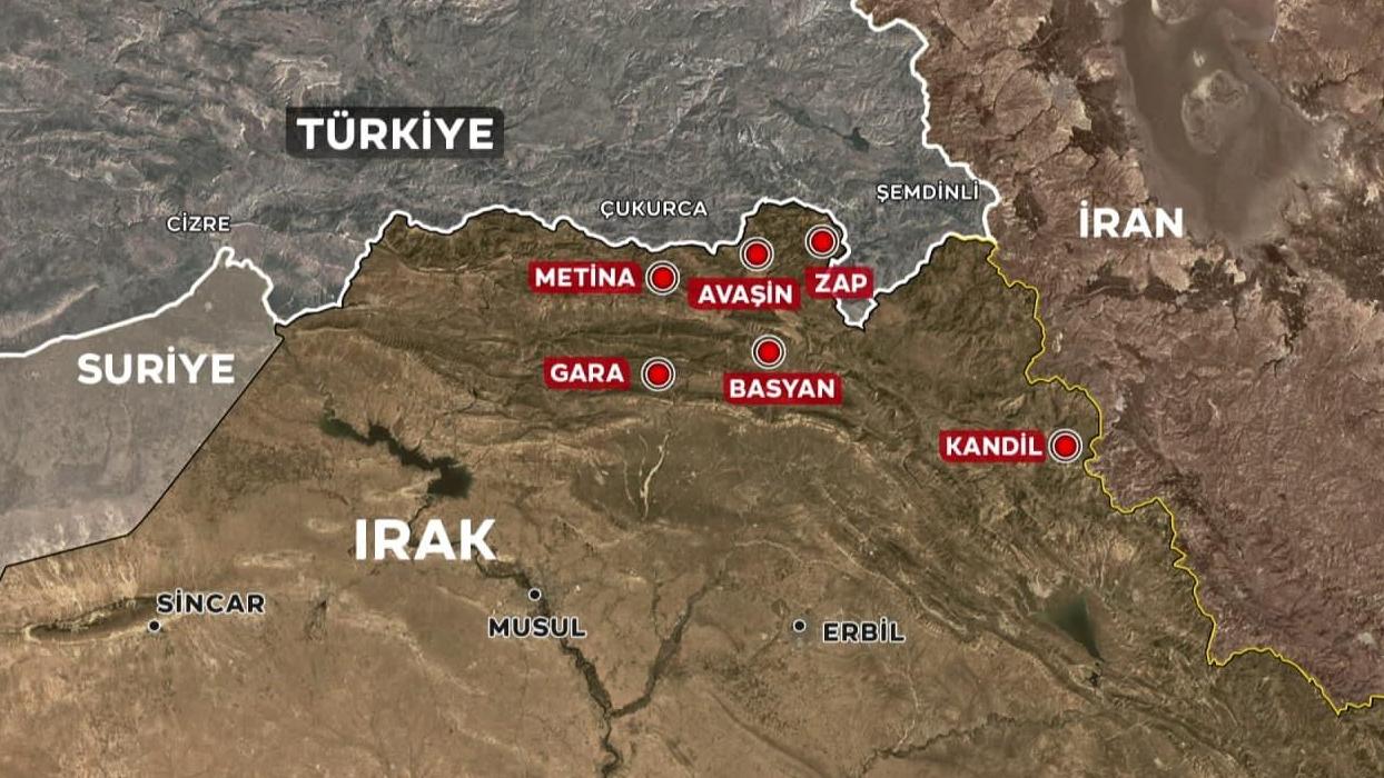 Irak'tan Türkiye sınırına askeri üs! MSB kaynakları: Operasyonlara komşu alanlarda kuruluyor