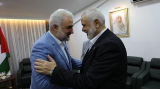 AK Parti'den Hamas'a ziyaret: Osman Nuri Kabaktepe, İsmail Heniyye ile bir araya geldi 