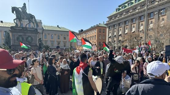 İsveç'te İsrail'in Eurovision Şarkı Yarışması'na katılımı protesto edildi 