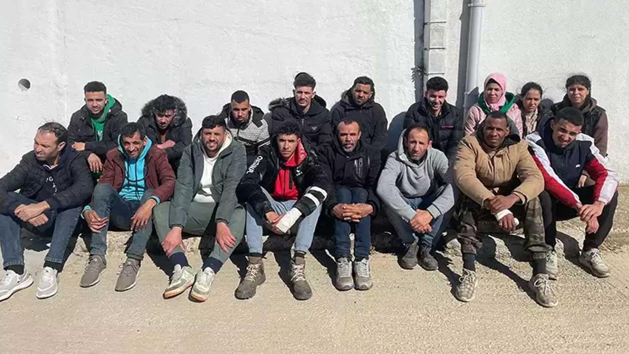 Edirne'de 17 kaçak göçmen yakalandı