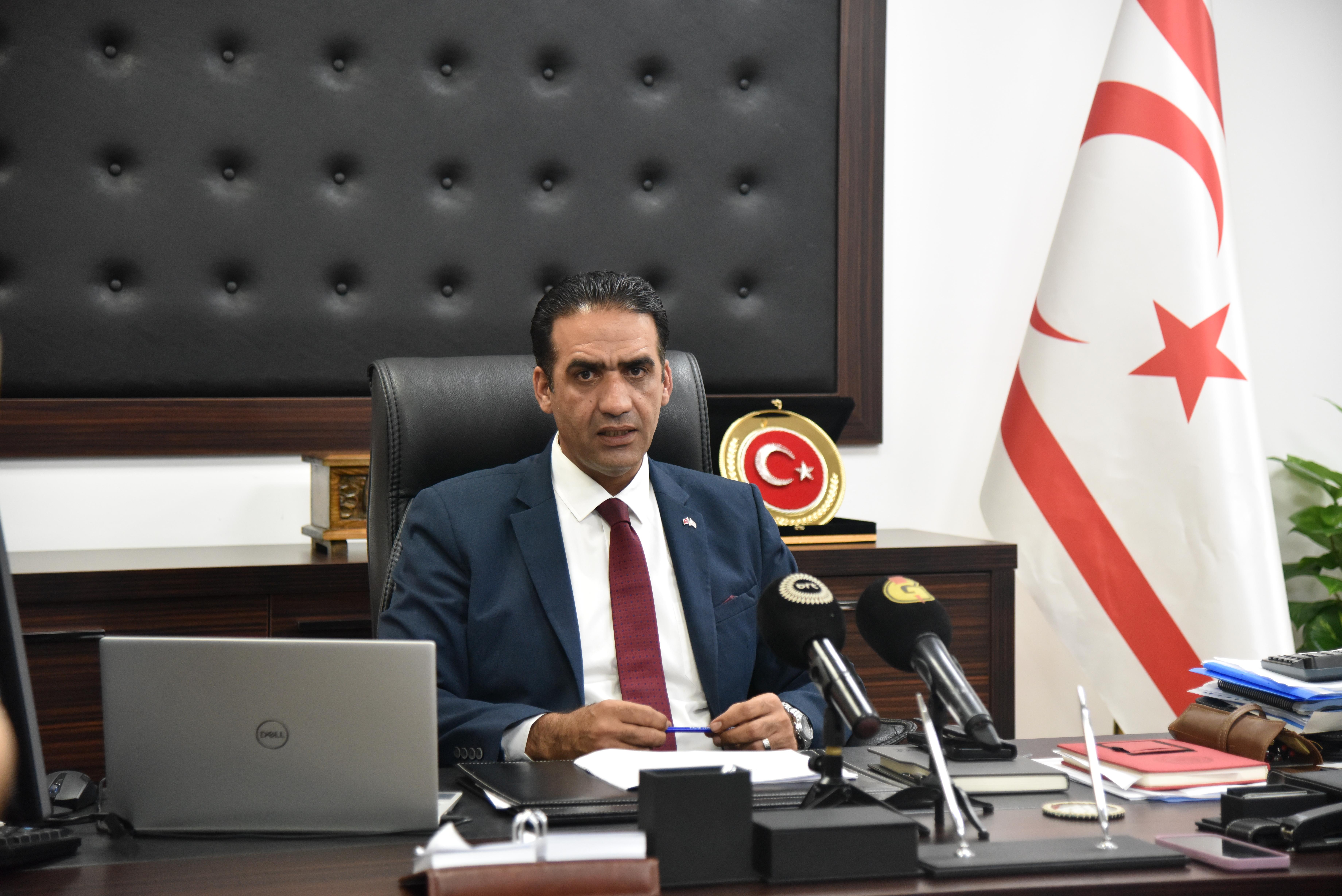 KKTC Çalışma ve Sosyal Güvenlik Bakanı Gardiyanoğlu: “Ada asrın projesi ile bambaşka bir çehreye kavuştu”