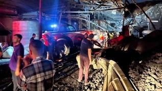 Kahramanmaraş'ta boya fabrikasında patlama
