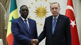 Cumhurbaşkanı Erdoğan, eski Senegal Cumhurbaşkanı Sall ile görüştü