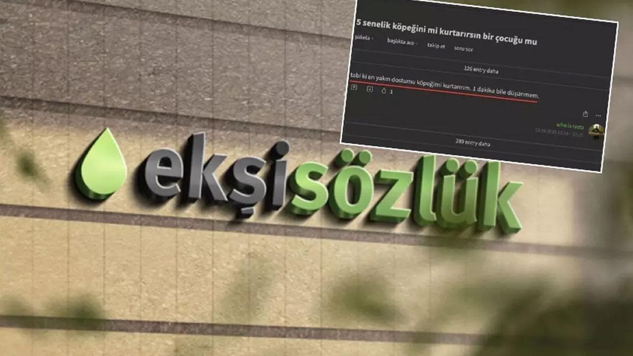 Ekşi Sözlük'te çocuk-köpek kıyaslama rezaleti! Yorumlar mide bulandırdı