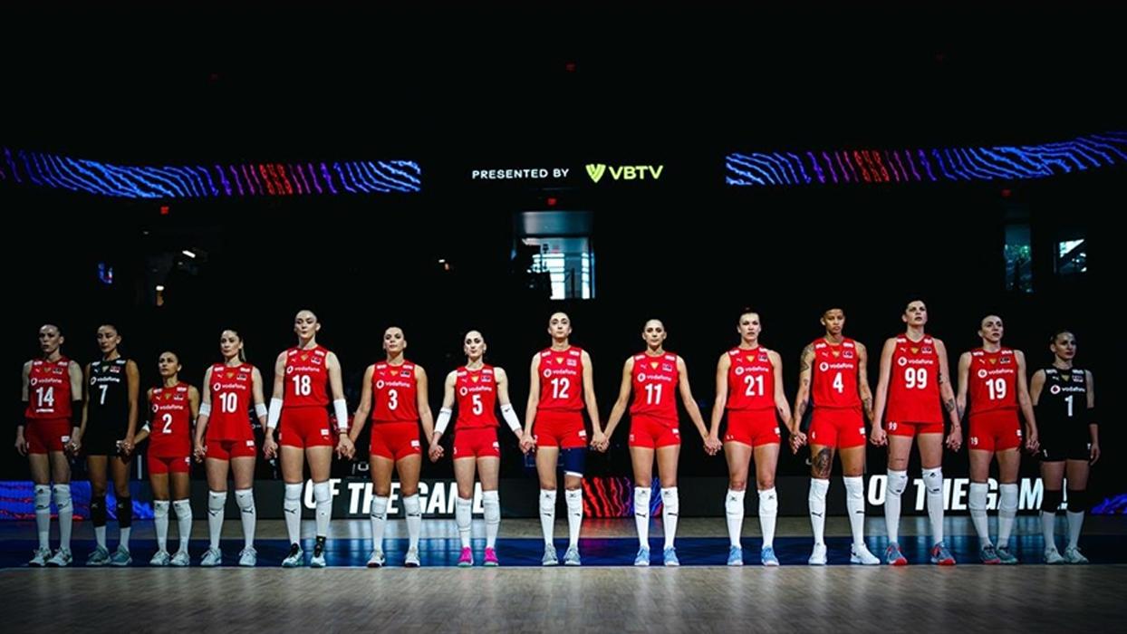 "Filenin Sultanları" FIVB Kadınlar Milletler Ligi'nde Almanya'yı yendi