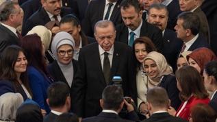 Cumhurbaşkanı Erdoğan, İsrail'in Filistin'e 76 yıllık zulmünü anlatan sergiyi gezdi 