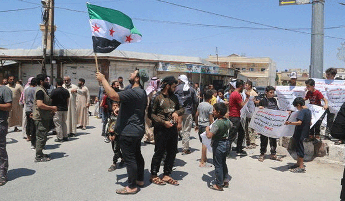 Suriye'de isyan! Bölge halkı sözde seçime tepkili