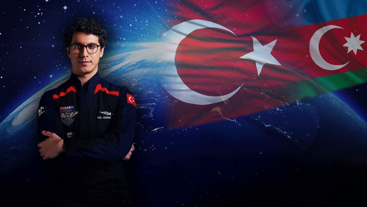 Türkiye ve Azerbaycan bayrağı omuz omuza uzayda olacak!