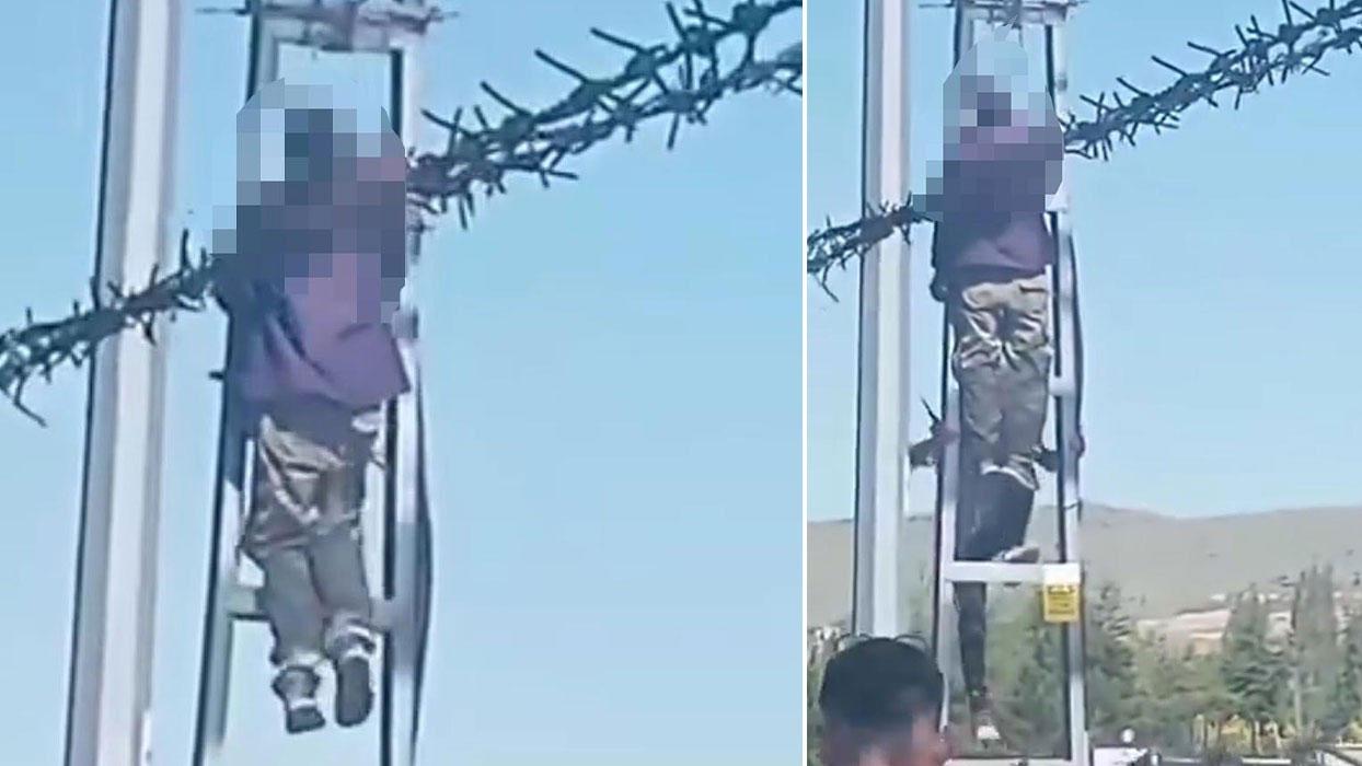 Kurban pazarında feci olay! Kendisini elektrik direğine astı