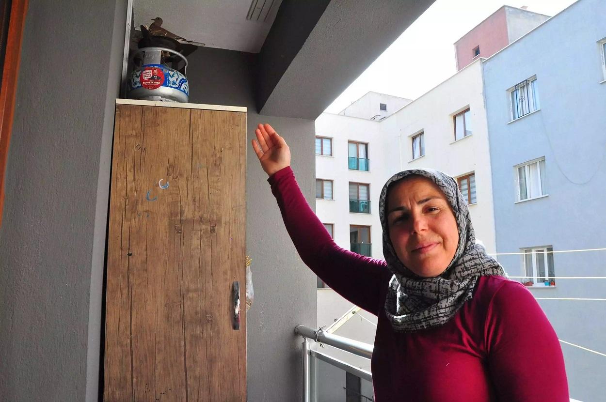 Kuşların yuvası bozulmasın diye balkonu kullanmıyor: Bize şans getiriyor