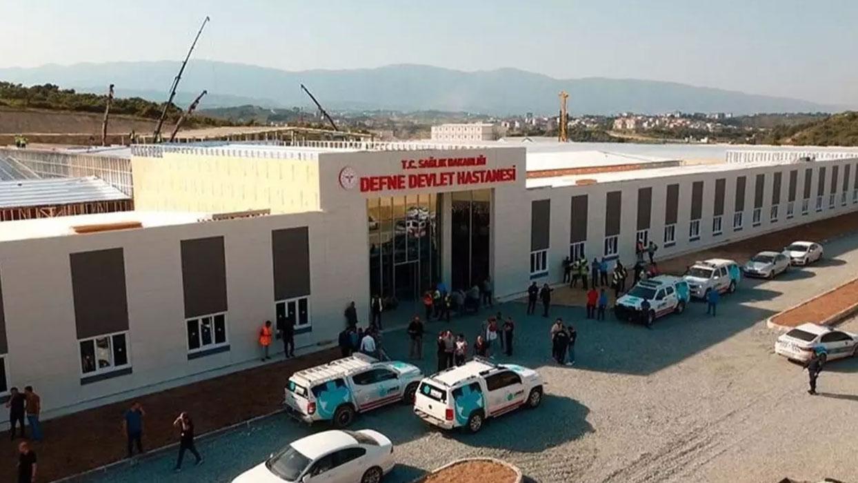 2 ayda tamamlanan Defne Devlet Hastanesi tam donanımlı hizmet veriyor