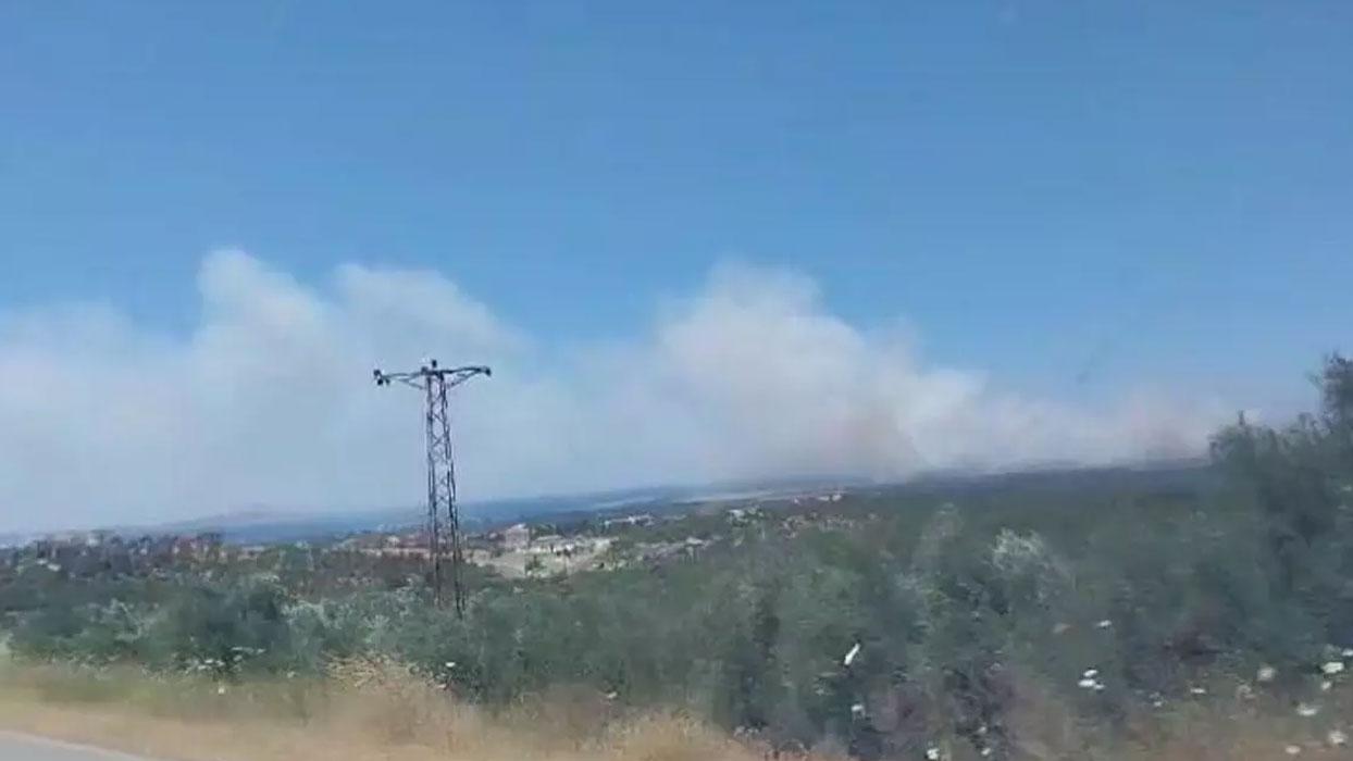 Çanakkale'de orman yangını: Müdahale ediliyor