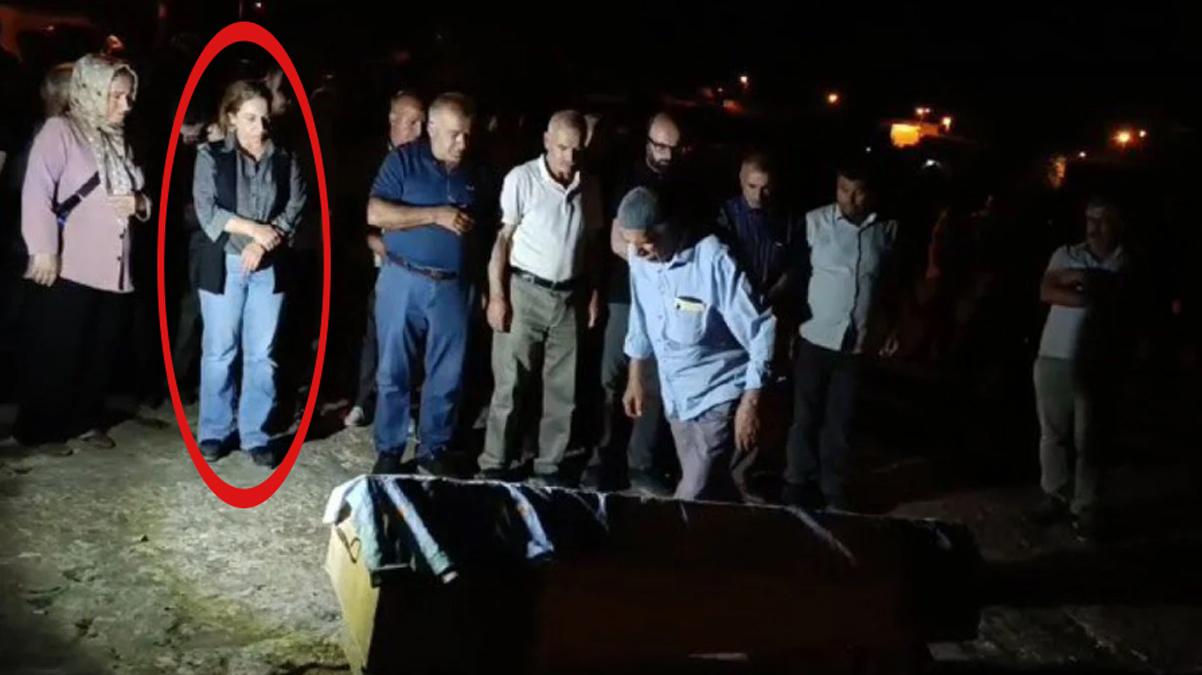 DEM'li Saliha Aydeniz terörist cenazesinde saf tuttu
