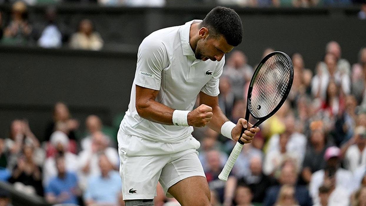 Djokovic, Wimbledon'da çeyrek finale yükseldi