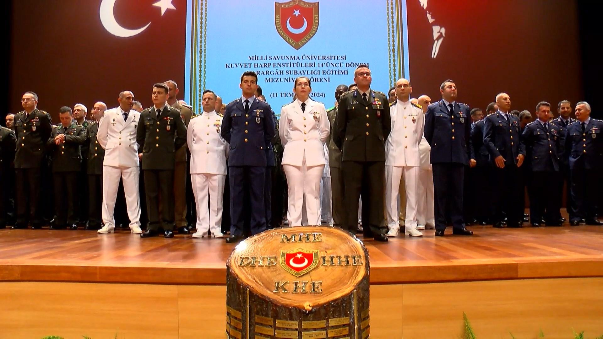 MSÜ 14. Dönem Karargah Subaylığı Eğitimi Mezuniyet Töreni İstanbul'da yapıldı