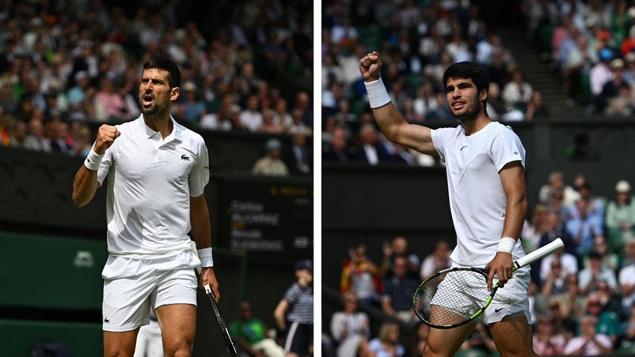 Wimbledon tek erkekler finalinde bu yıl da Djokovic ile Alcaraz karşılaşacak
