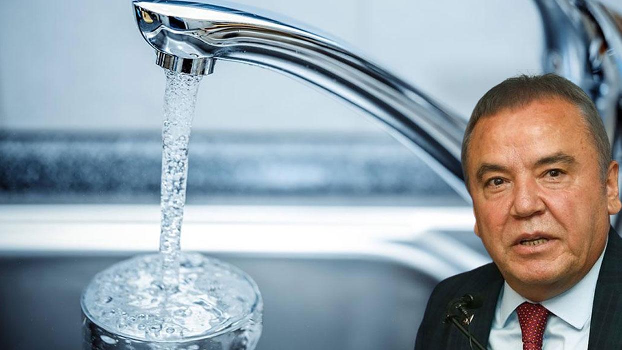 CHP'li belediye Antalya'da suyun birim fiyatına yüzde 446 zam yaptı!