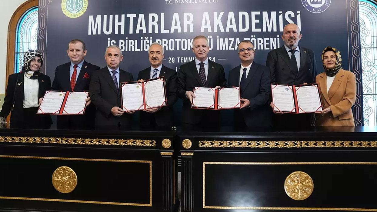 ''Muhtarlar Akademisi''nin işbirliği protokolü yapıldı