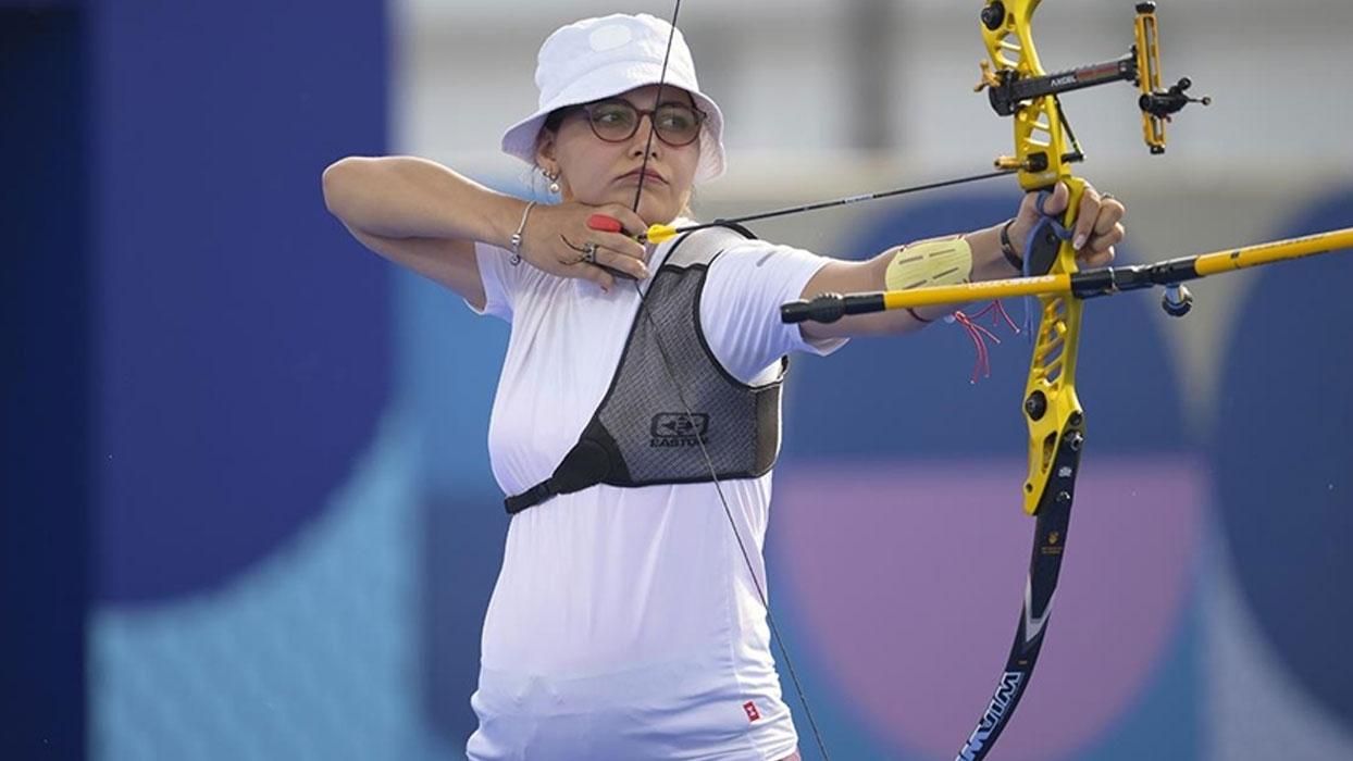 7 aylık hamile Azerbaycanlı okçu, olimpiyattaki mücadelesiyle takdir topladı