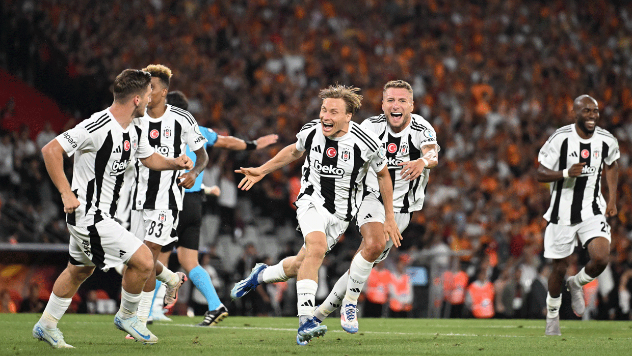 Süper başlangıç: Beşiktaş Süper Kupa'yı 5 golle kazandı