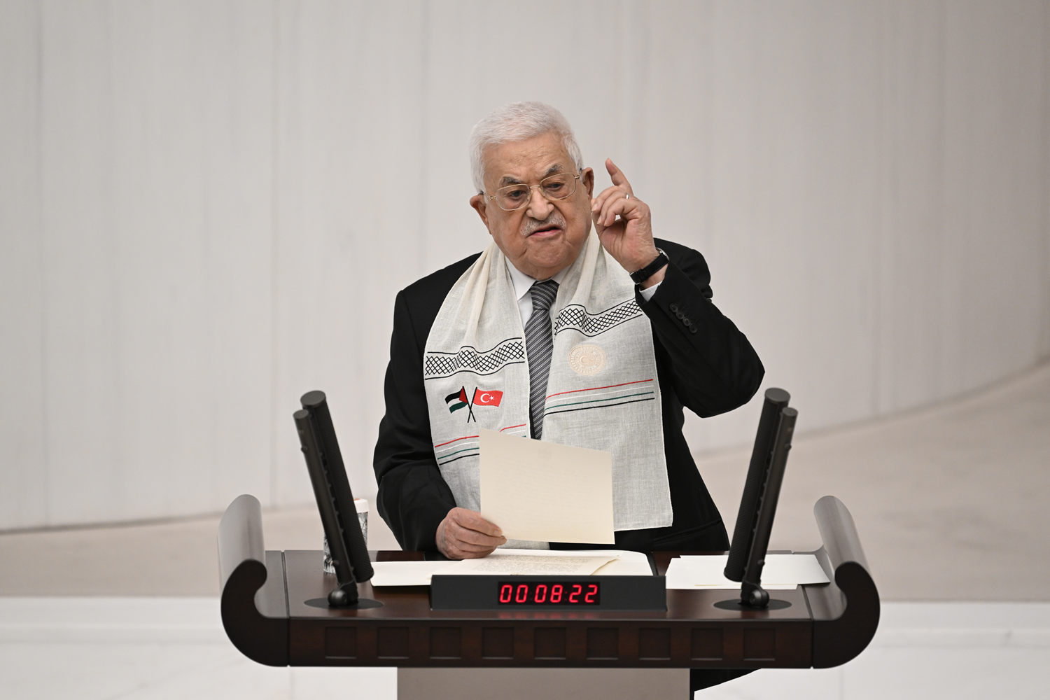 Mahmud Abbas TBMM'den dünyaya seslendi: Ya zafer ya şehadet Gazze'ye gidiyorum
