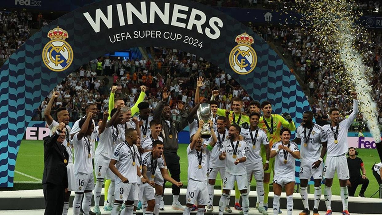 Real Madrid UEFA Süper Kupa'nın sahibi oldu