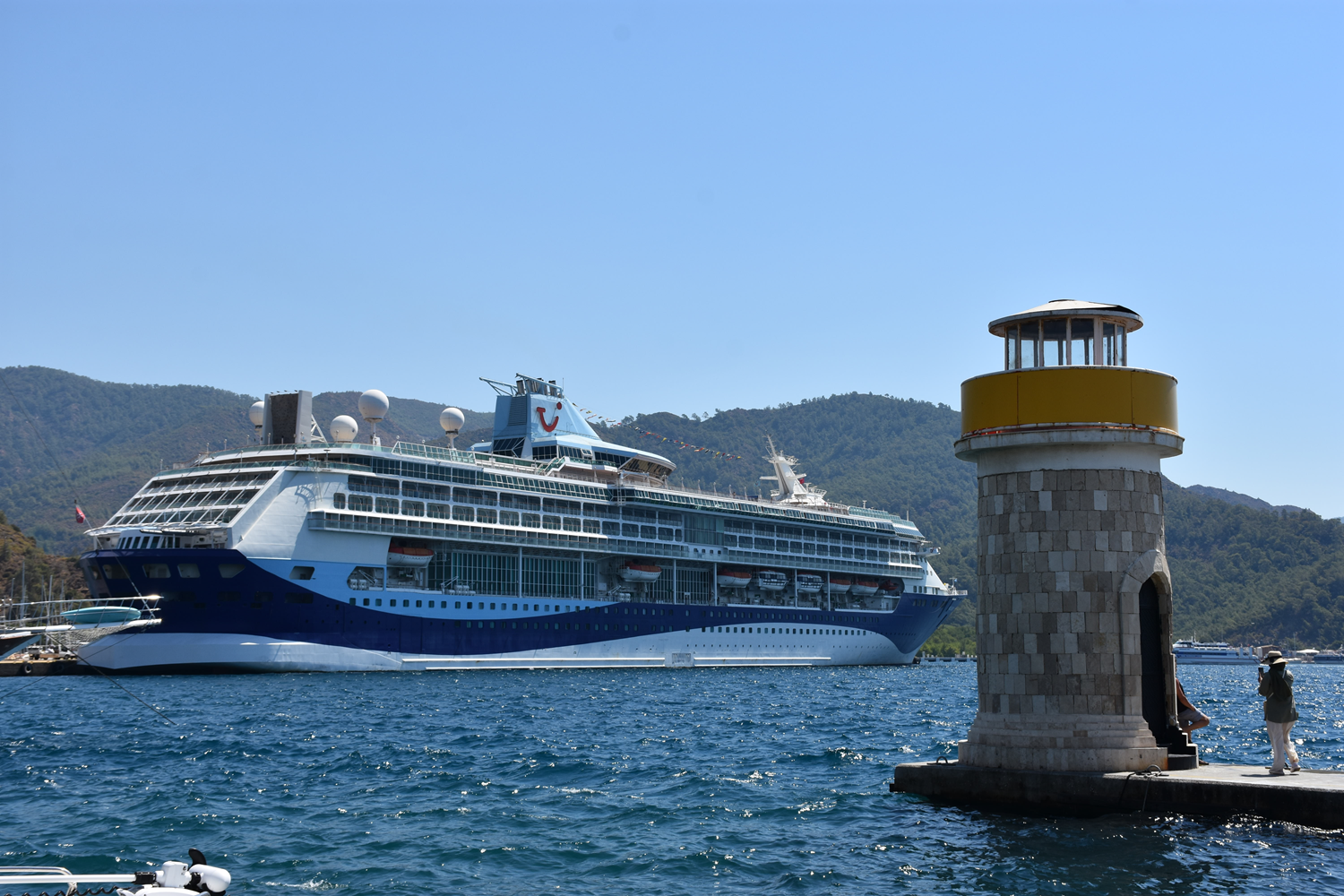 ''Marella Discovery'' ana limanı Marmaris'te