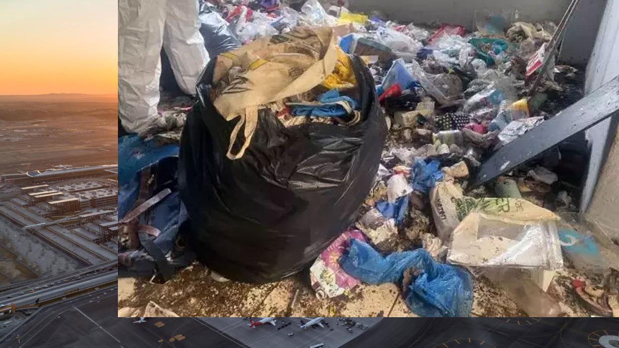 Etrafa kötü koku yayan çöp ev temizlendi