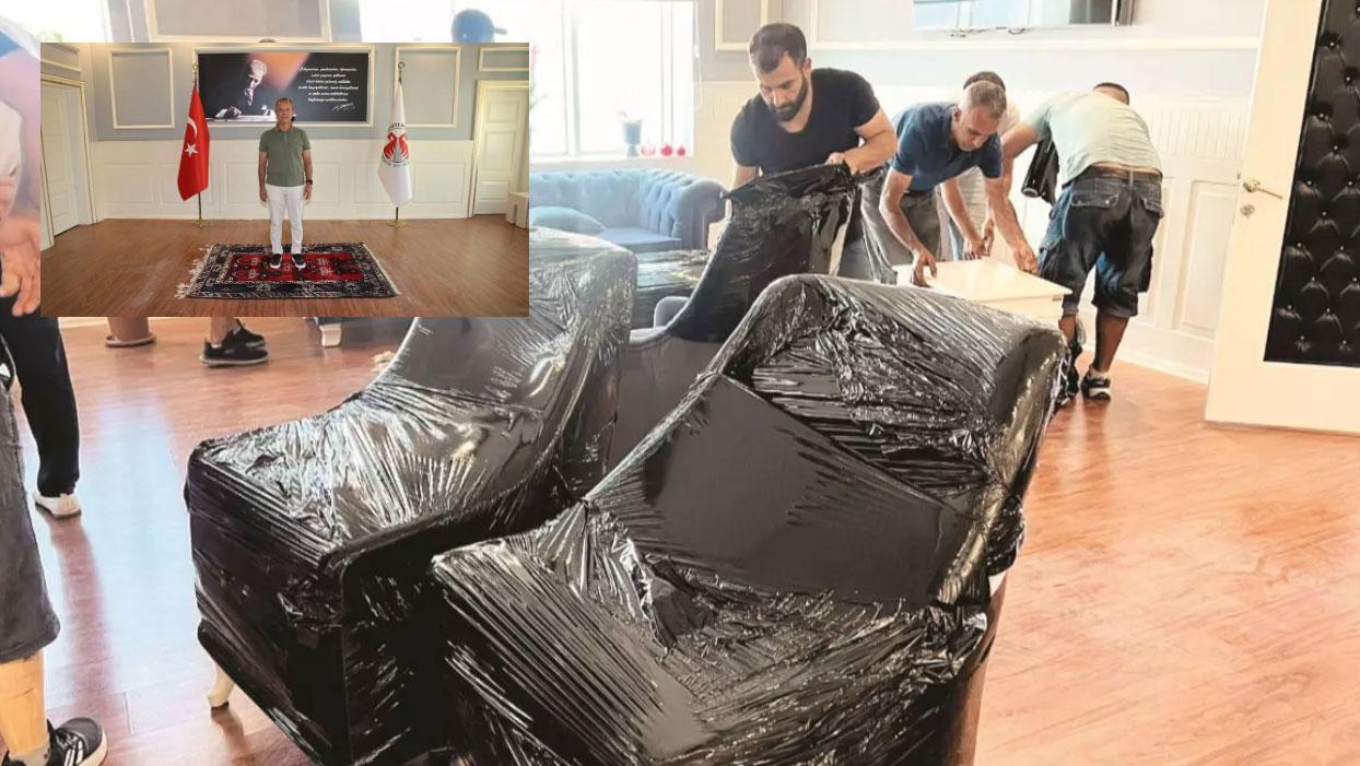 CHP'li başkanın makam koltuğu bile haczedildi