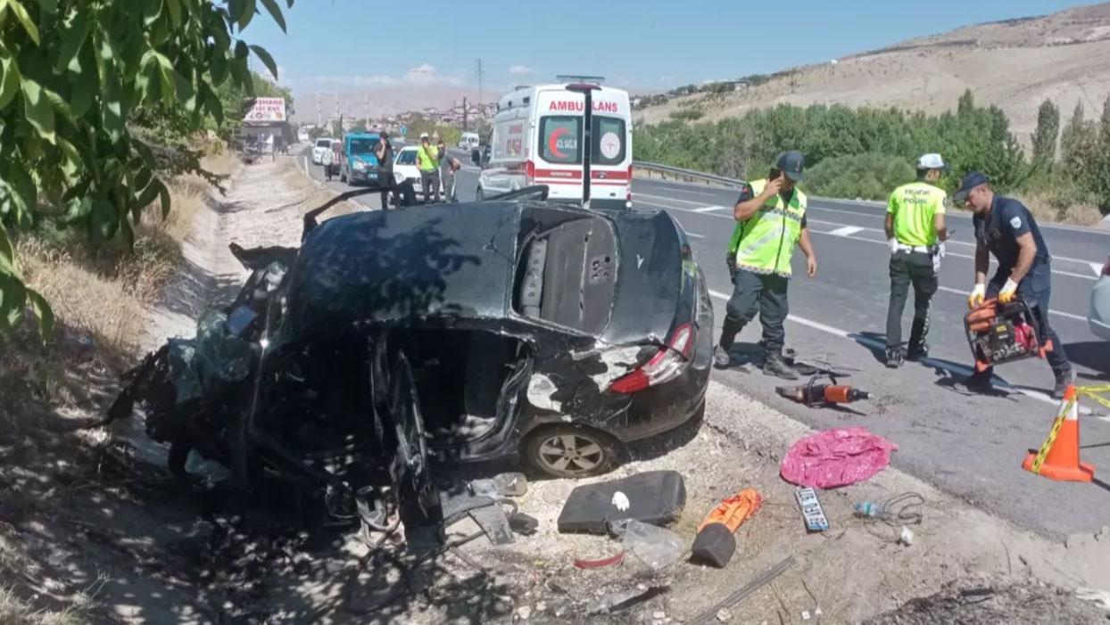 Malatya'da korkunç kaza: 3 kişi öldü, 1 kişi yaralandı