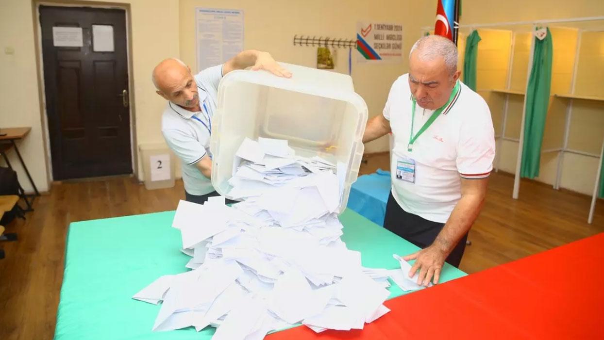 Azerbaycan'daki seçimlerde resmi olmayan ilk sonuçlar belli oldu