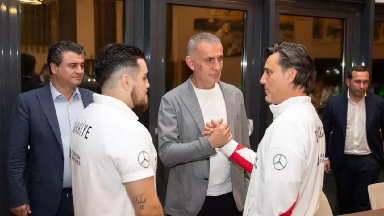 TFF Başkanı Hacıosmanoğlu, A Milli Takım ile yemekte buluştu