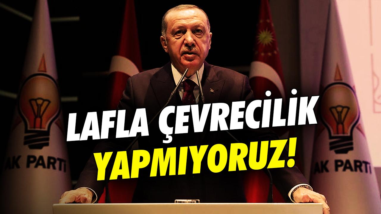 Cumhurbaşkanı Erdoğan'dan İzmir mesajı: Gezi'de ortalığı yıkanlar neden ortada yok