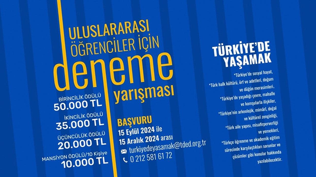 TDED'den uluslararası öğrenciler için deneme yarışması