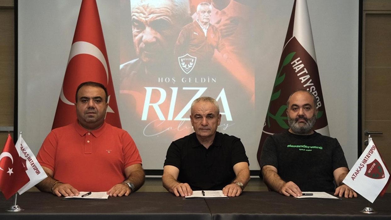 Hatayspor'da teknik direktörlüğe Rıza Çalımbay getirildi