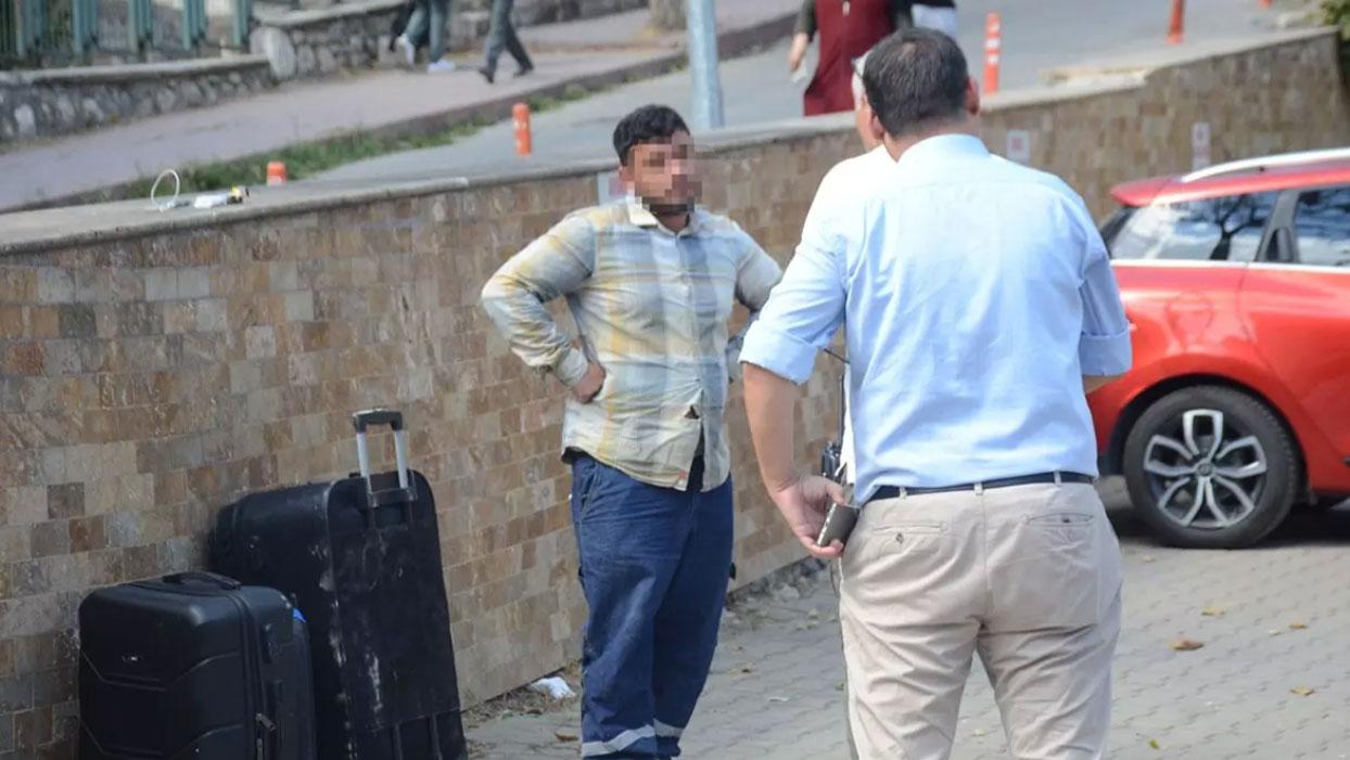 Valizlerini adliye otoparkında unutması pahalıya patladı! Anında gözaltına alındı