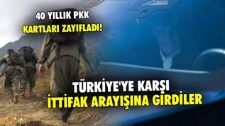 40 yıllık PKK kartları zayıfladı! Türkiye'ye karşı ittifak arayışına girdiler