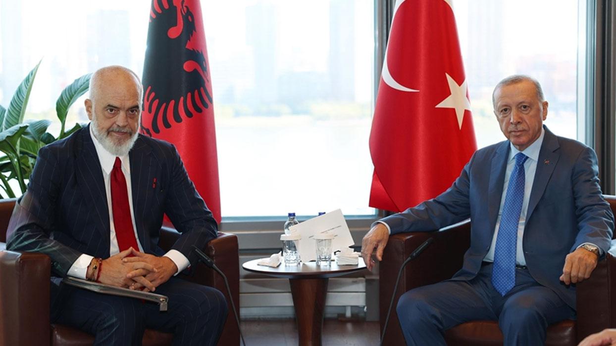 Cumhurbaşkanı Erdoğan, Arnavutluk Başbakanı Edi Rama'yı kabul etti