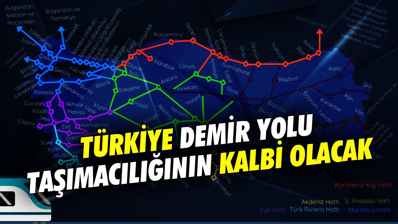 Türkiye demir yolu taşımacılığının kalbi olacak