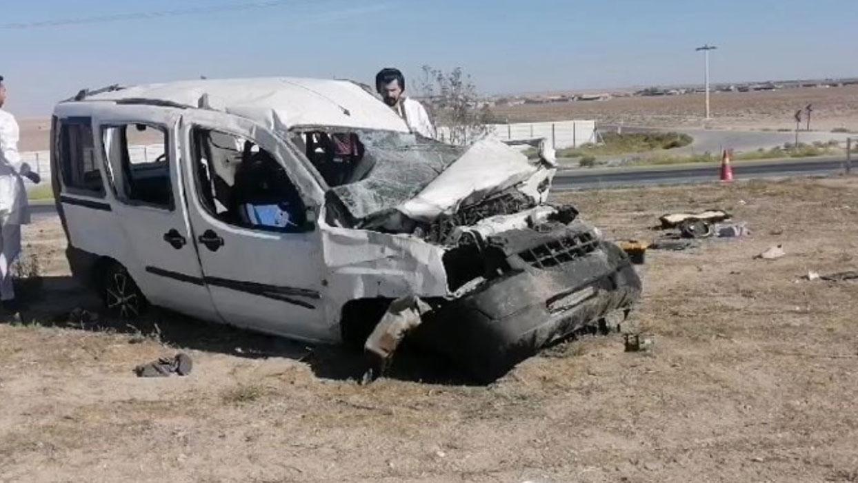 Konya'da trafik kazası: 2 ölü, 3 yaralı