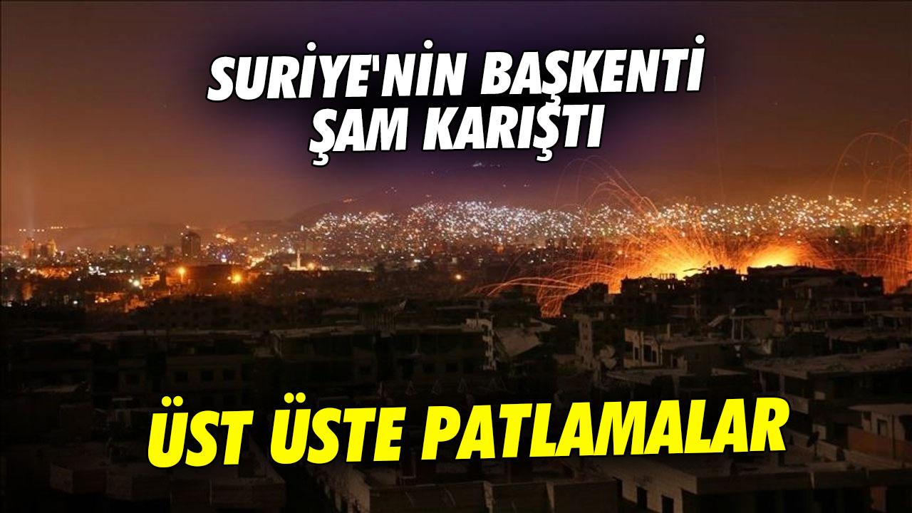 Suriye'nin başkenti Şam karıştı: Üst üste patlamalar