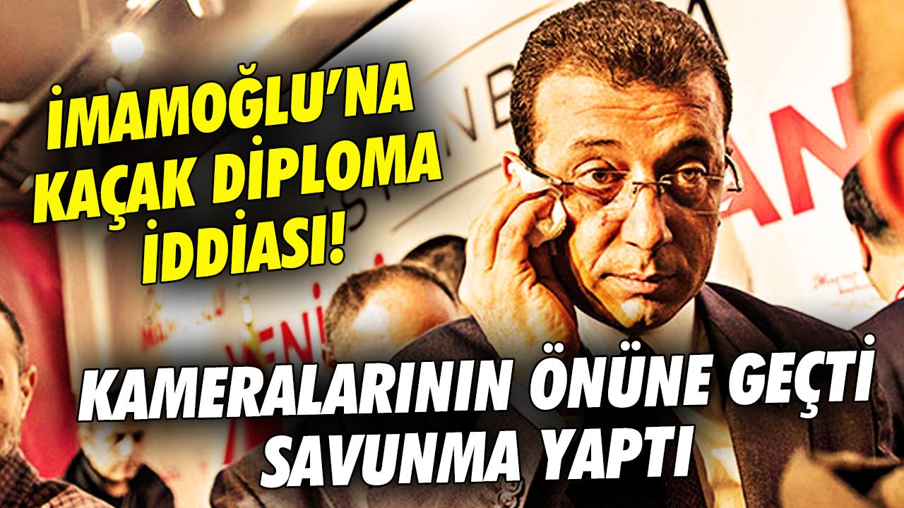 Ekrem İmamoğlu'na kaçak villadan sonra bu seferde kaçak diploma iddiası! İmamoğlu'ndan diploma savunması