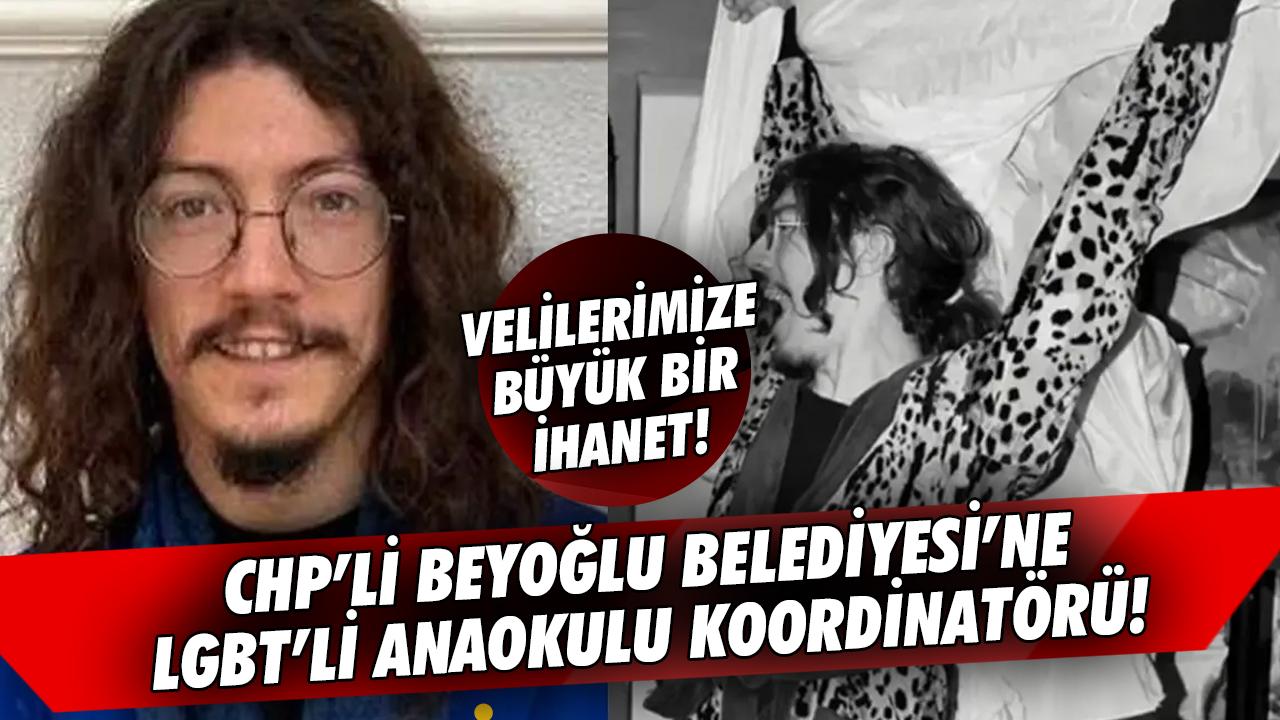 AK Parti'den CHP'li Beyoğlu Belediyesi'ne LGBT'li Kerem Kitay tepkisi: Velilerimize büyük bir ihanettir
